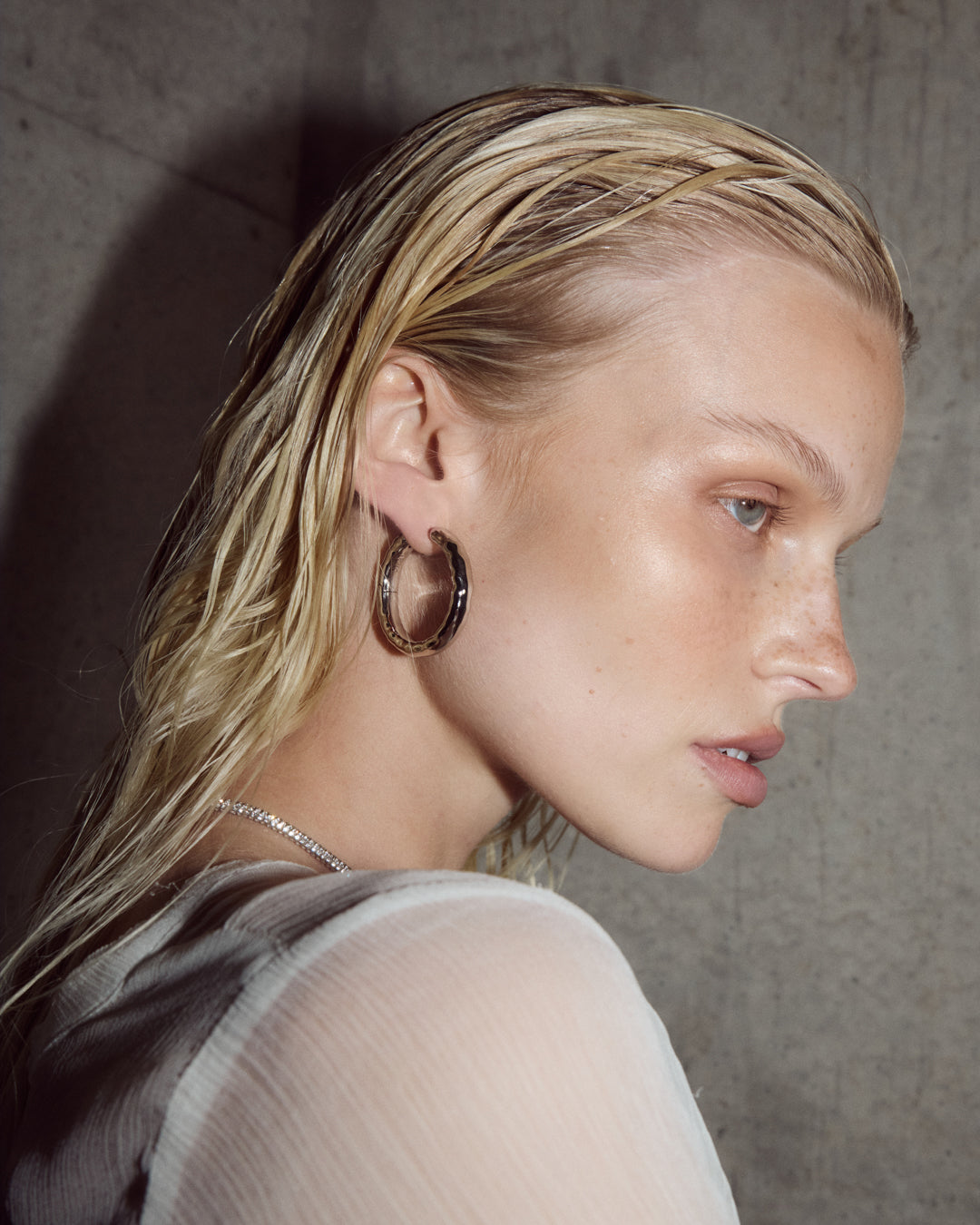 The Liquid Metal Hoops Set