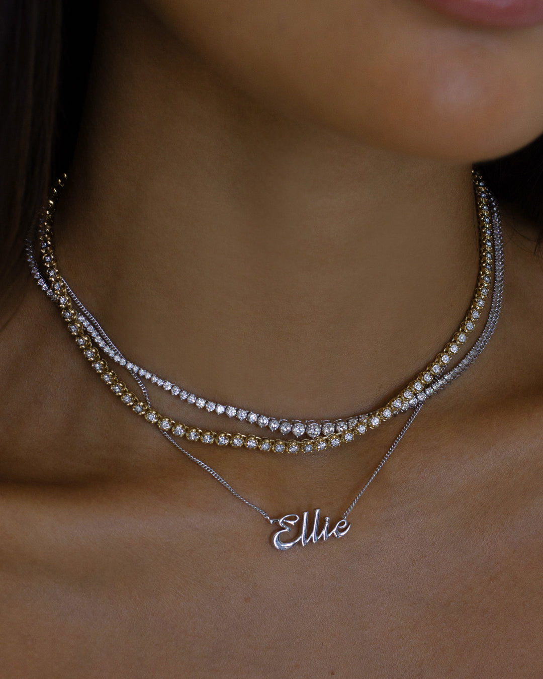 Cursive Nameplate Necklace