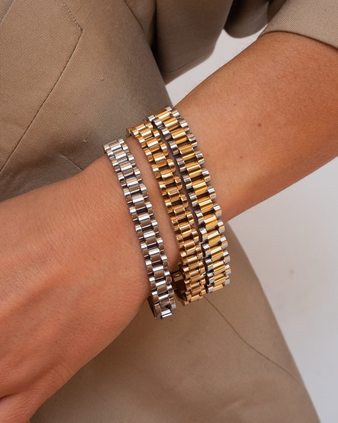 Timepiece Bracelet- Silver
