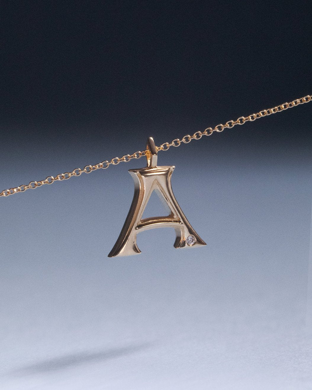 The Initial Charm Necklace [Vintage]