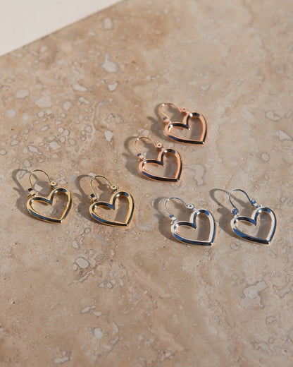Mini Heartbreaker Hoops- Gold