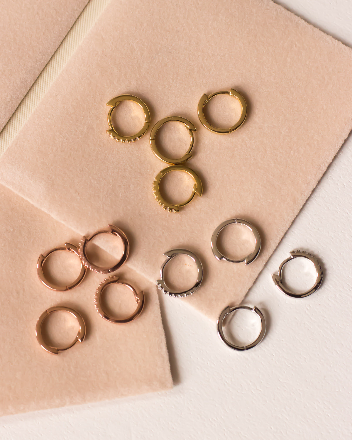 Sorrento Huggies- Rose Gold