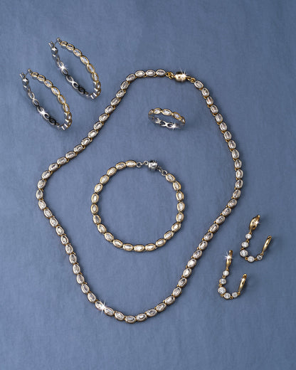 The Palais Tennis Bracelet-Silver (Ships Late April)