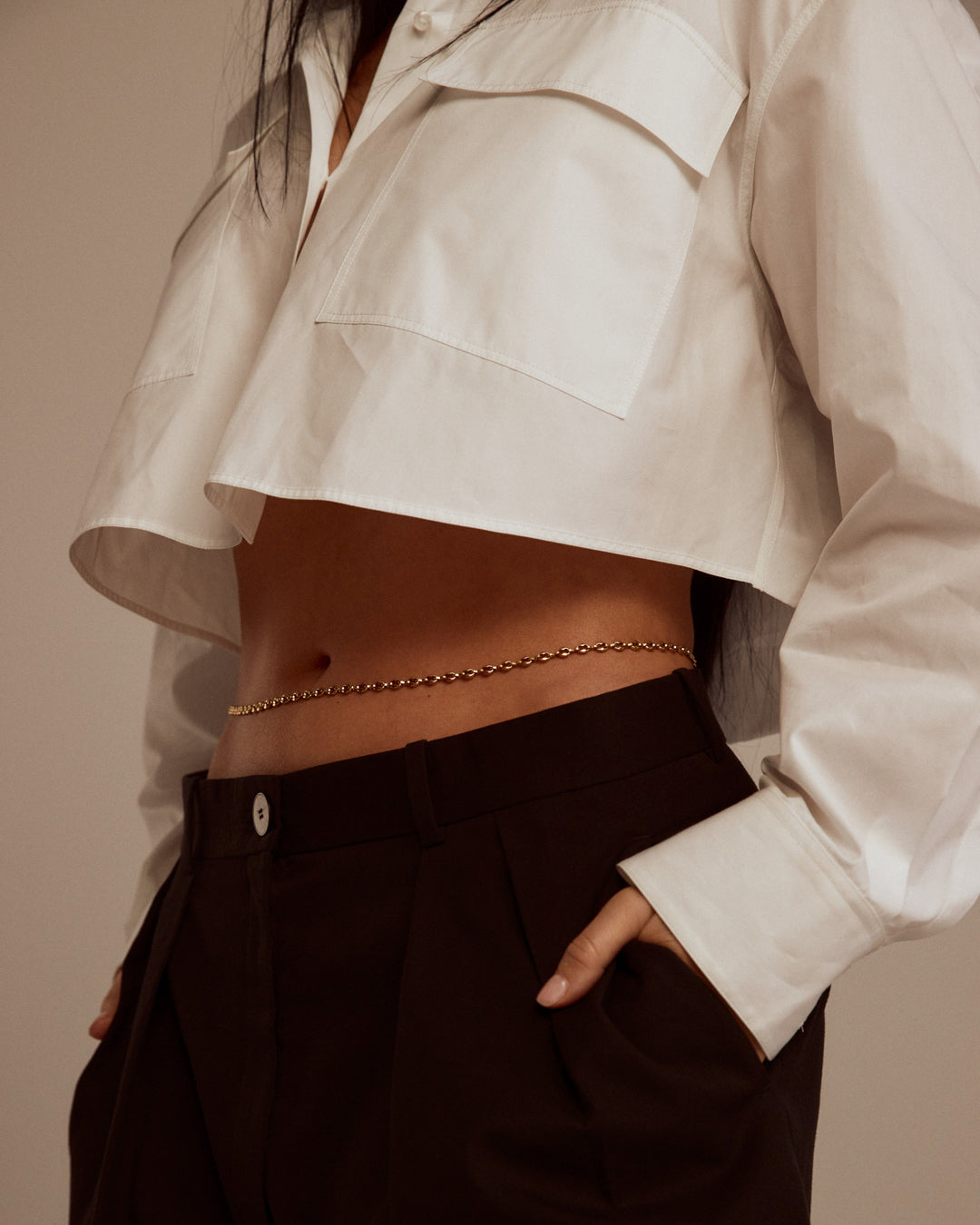 The Violante Belly Chain- Gold