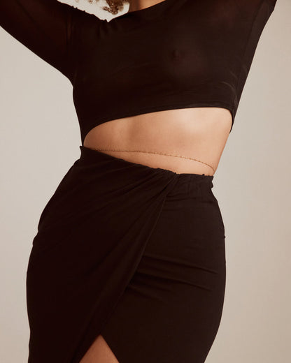 Mondays at Teddy's Belly Chain- Gold