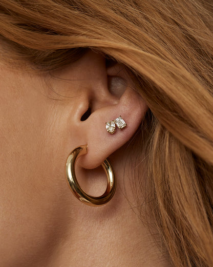 The Real Deal Baby Amalfi Hoops