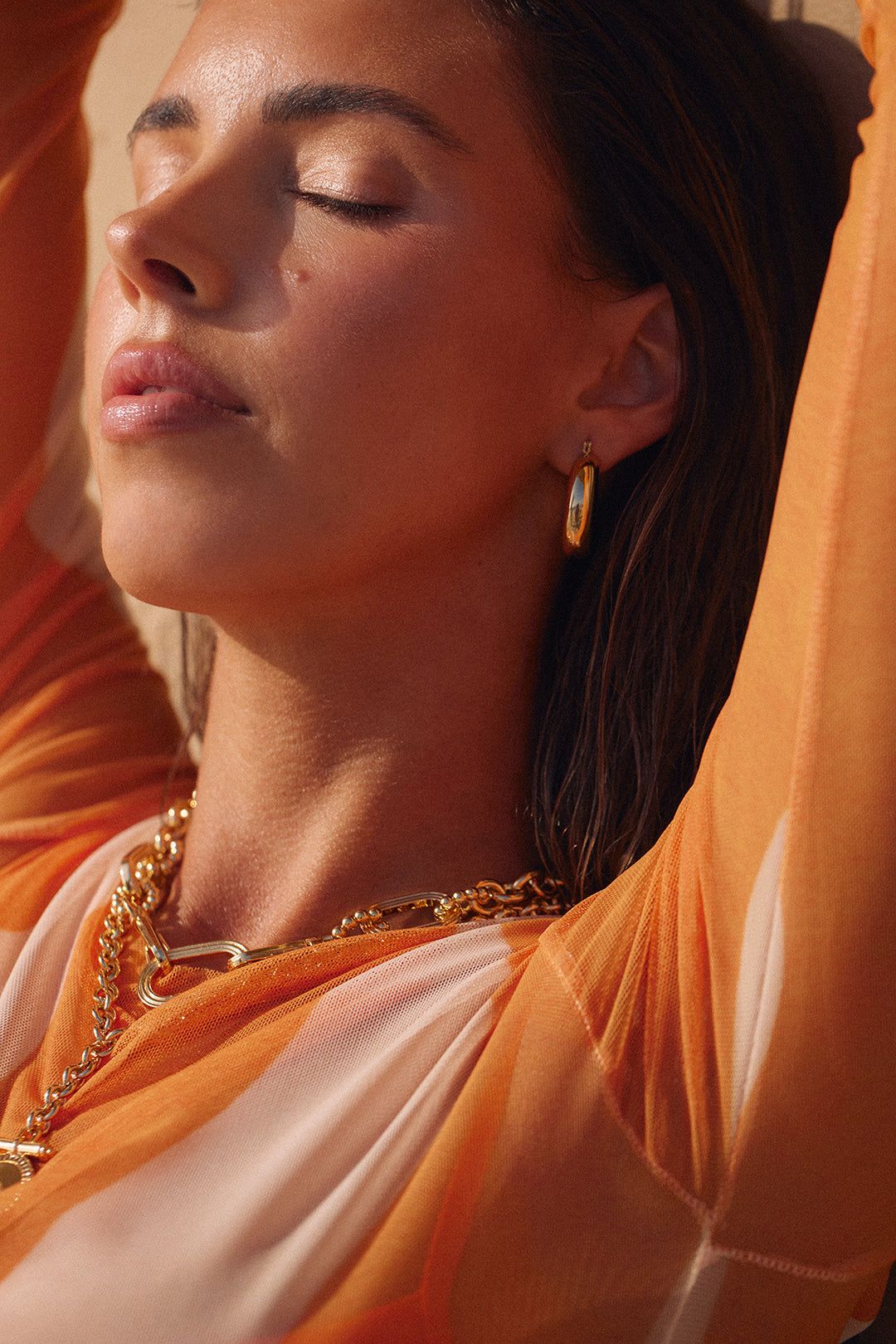 Malibu Tube Hoops | Sivan Ayla x Luv Aj