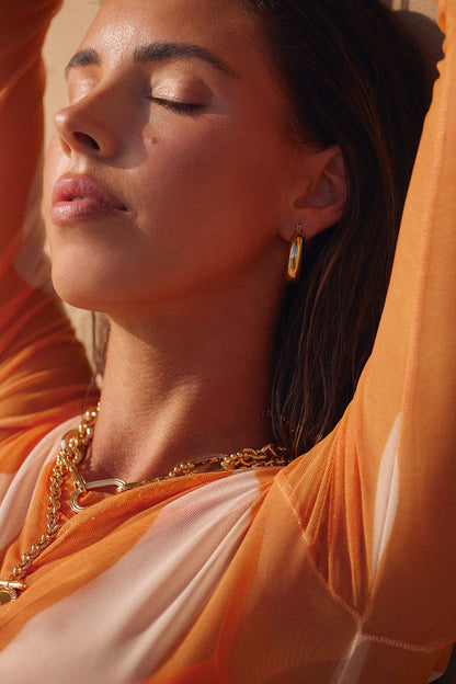 Malibu Tube Hoops | Sivan Ayla x Luv Aj