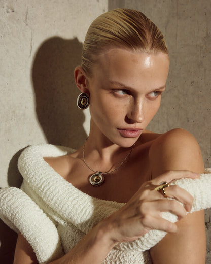 The Chrome Orb Pendant Necklace