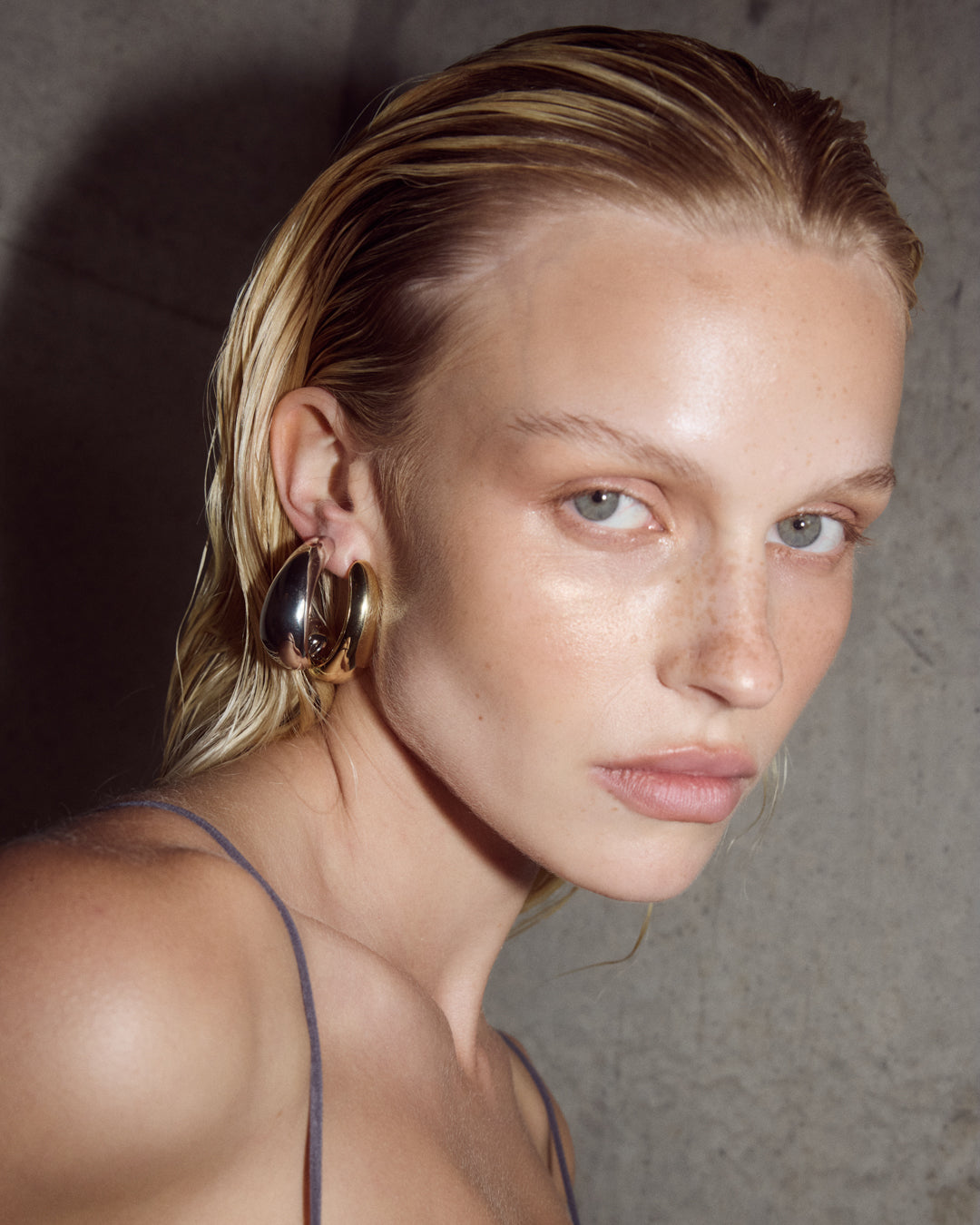 The Chrome Orb Hoops