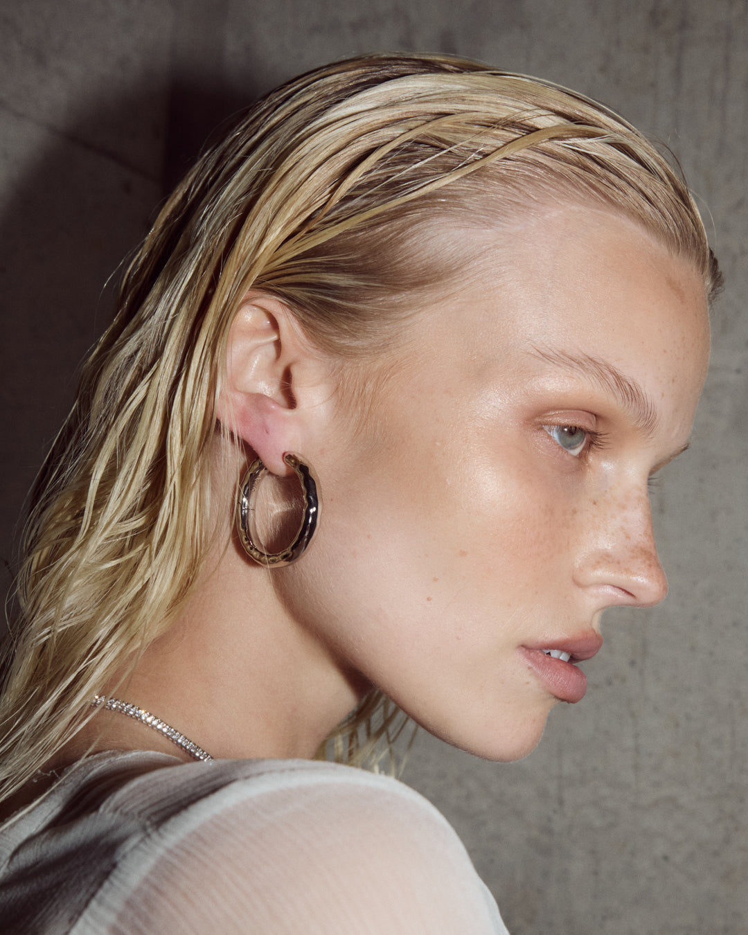 The Liquid Metal Hoops Set