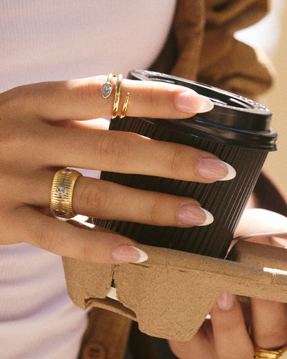 The Marais Coil Ring-Gold