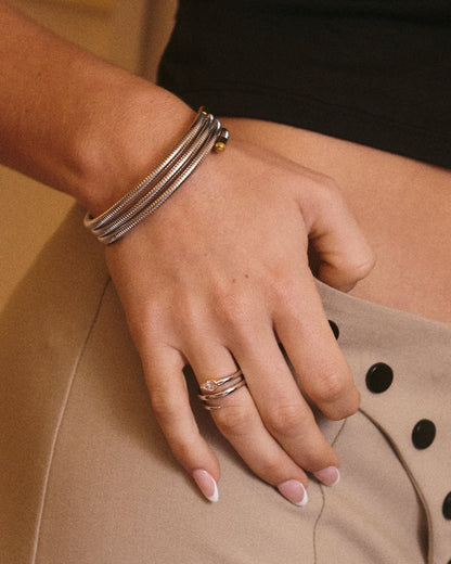The Marais Coil Ring-Silver