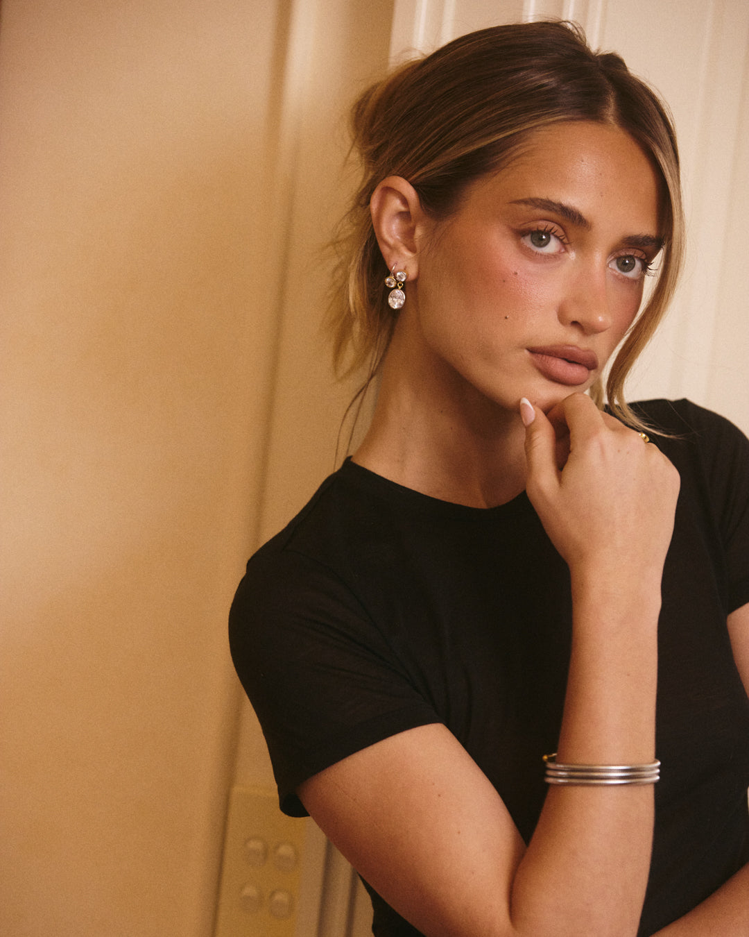 The Mini Palais Flex Snake Chain Bracelet- Silver