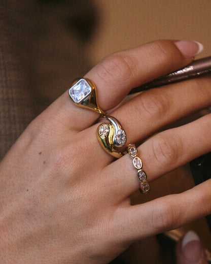 The Palais Statement Ring- Silver