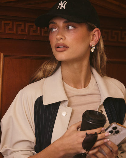 The Marais Drop Studs-Gold (Ships Late April)