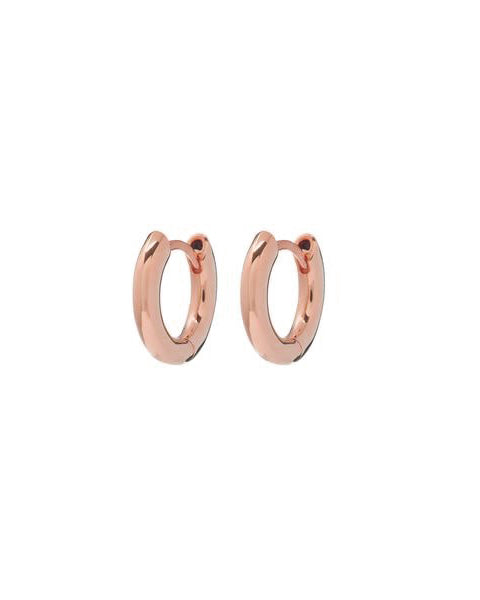 Plain Amalfi Huggies- Rose Gold