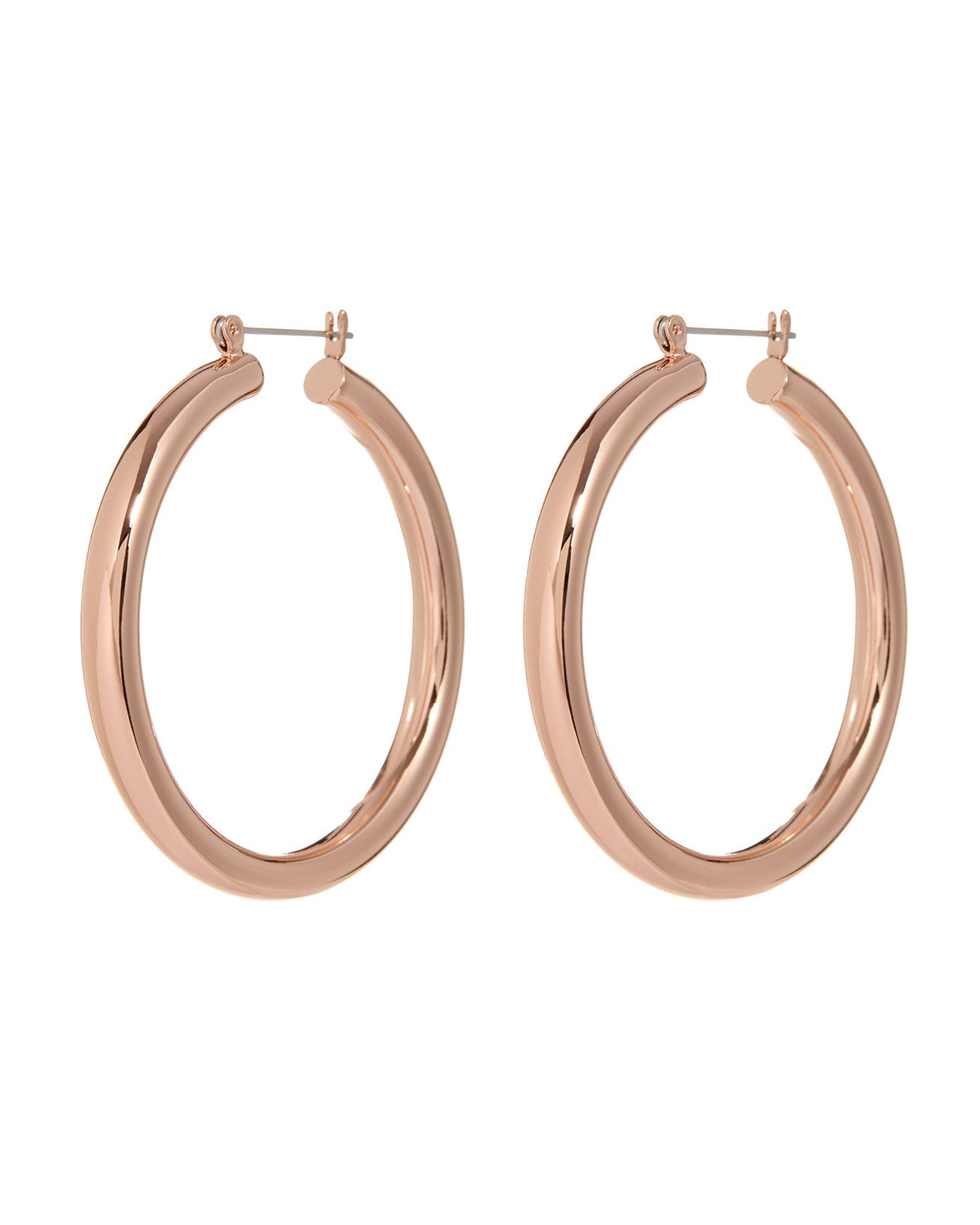 Amalfi Tube Hoops- Rose Gold