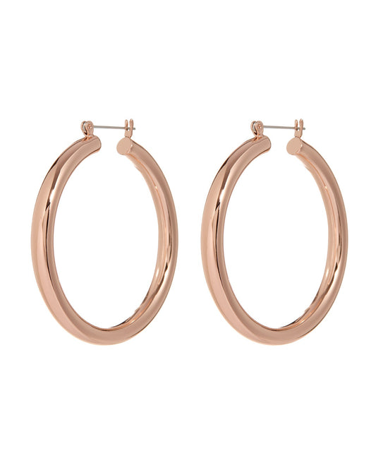 Amalfi Tube Hoops- Rose Gold