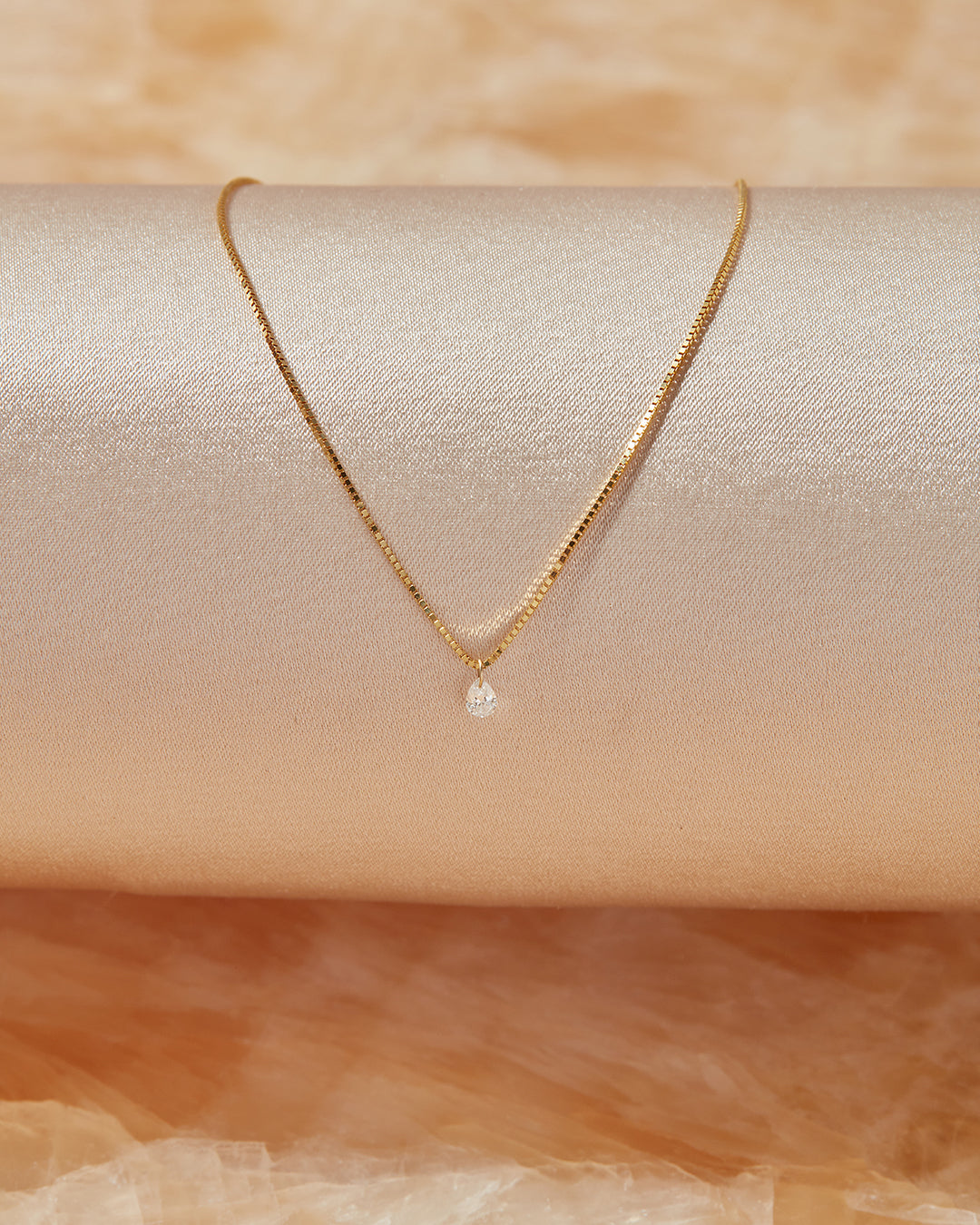 The Bella Diamond Charm Necklace