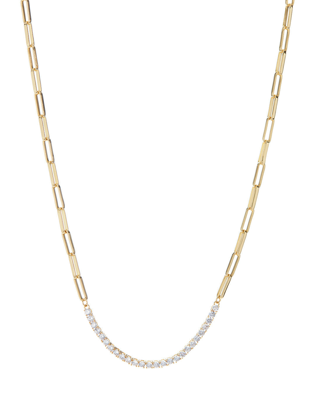 Ballier Chain Link Necklace- Gold