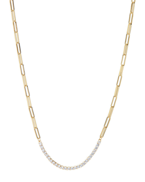 Ballier Chain Link Necklace- Gold
