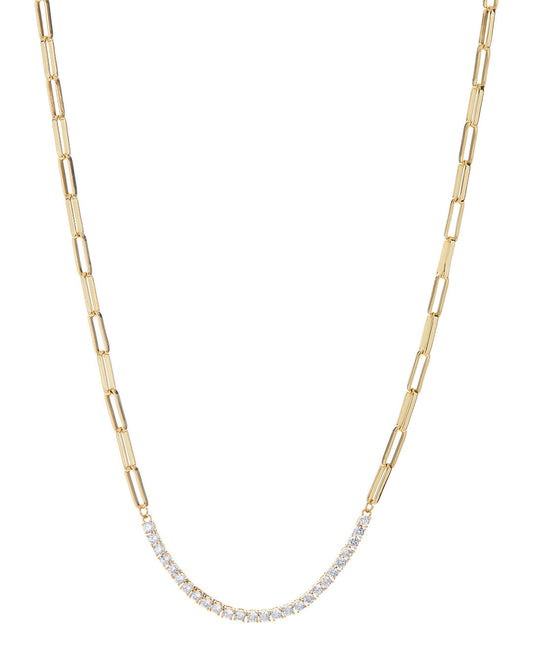 Ballier Chain Link Necklace- Gold