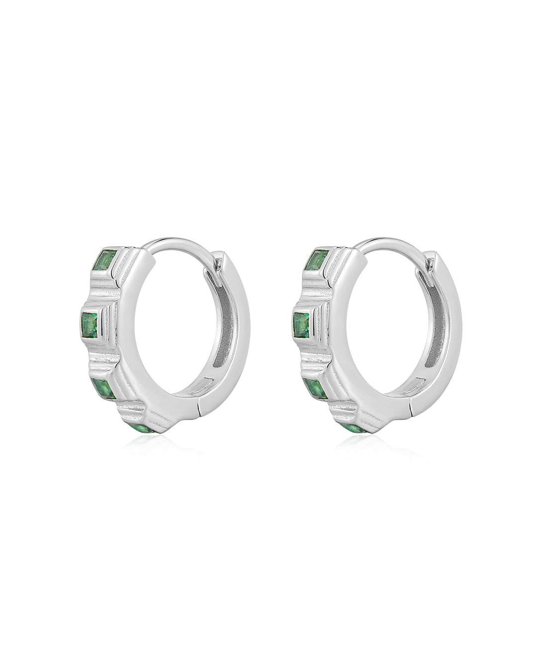 The Bezel Pyramid Huggies