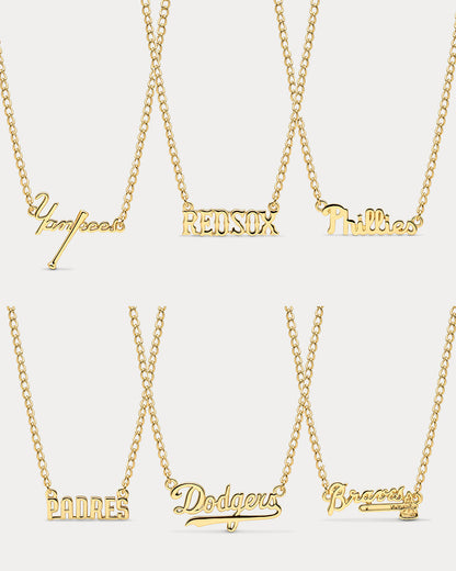 The MLB Nameplate Necklace