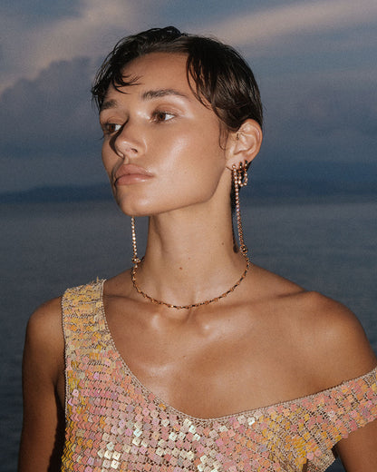 The Rose Bud Tennis Drop Studs