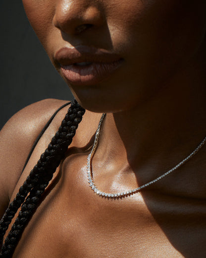 The Graduated Tennis Necklace