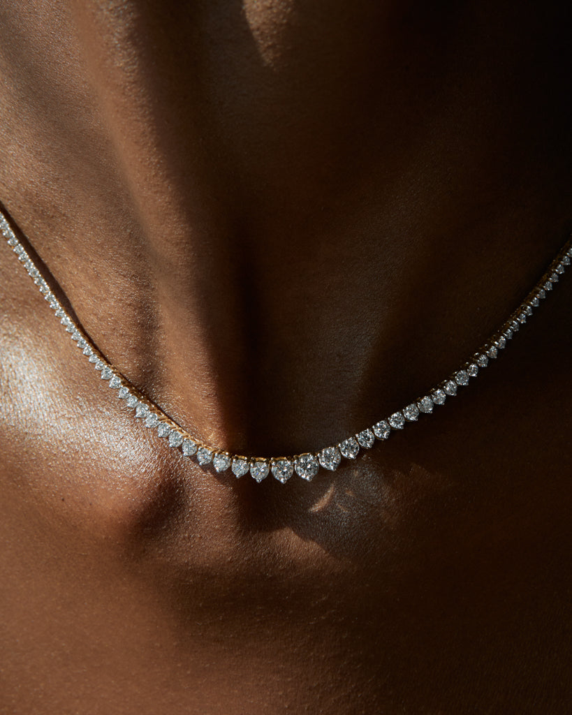 The Graduated Tennis Necklace