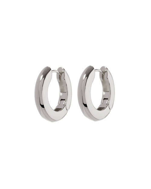 Carmella Huggies (20mm)- Silver