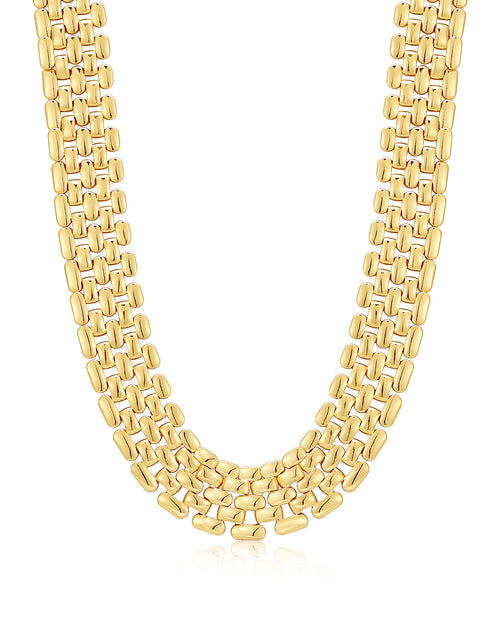 Celine Chain Link Necklace- Gold