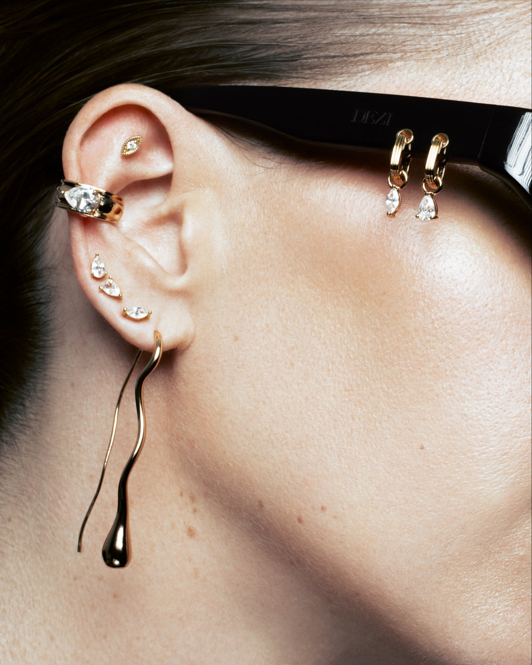 Luxe Stone Studs Set