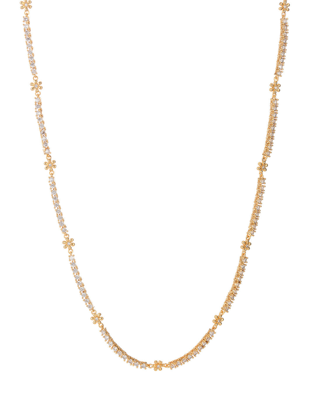 Daisy Ballier Chain Necklace- Gold