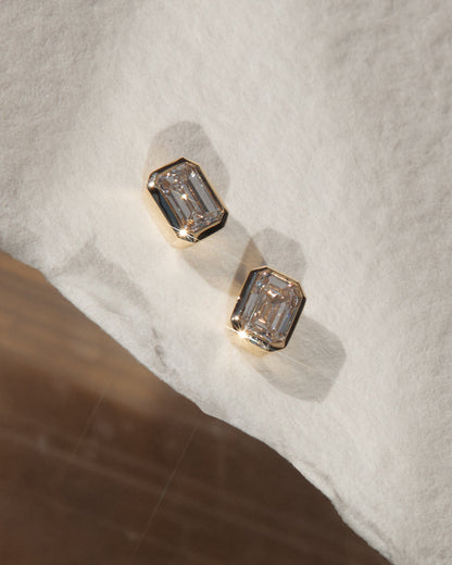 The Bella Bezel Studs