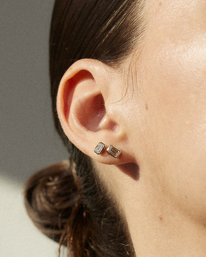 The Bella Bezel Studs