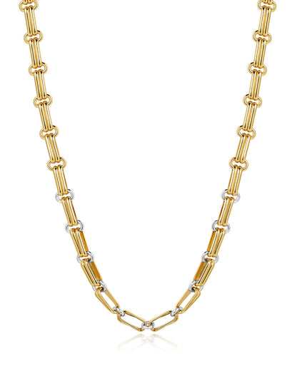 Dalia Two-Tone Chain Necklace