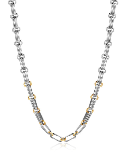 Dalia Two-Tone Chain Necklace