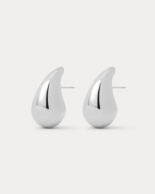 Gia Hoops- Silver