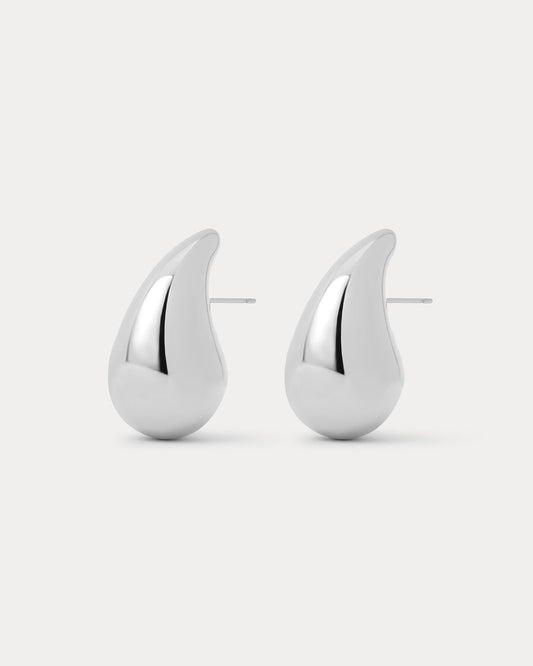 Gia Hoops- Silver
