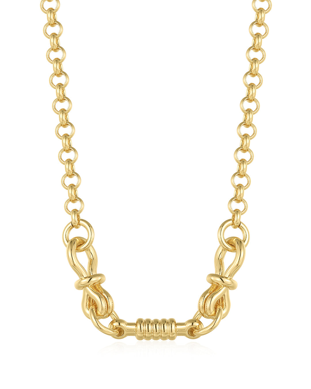Horsebit Necklace- Gold