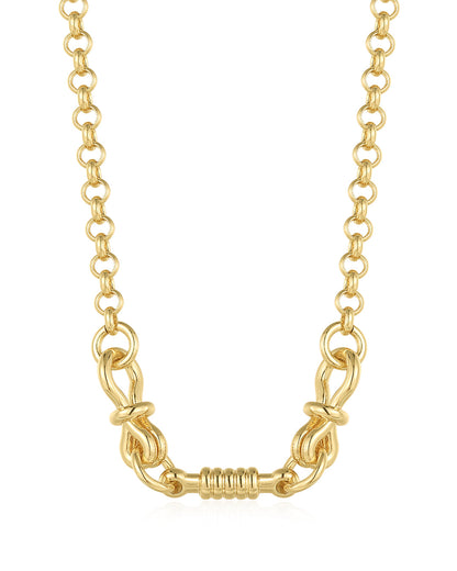 Horsebit Necklace- Gold