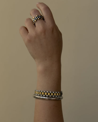The Two Tone Timepiece Ring