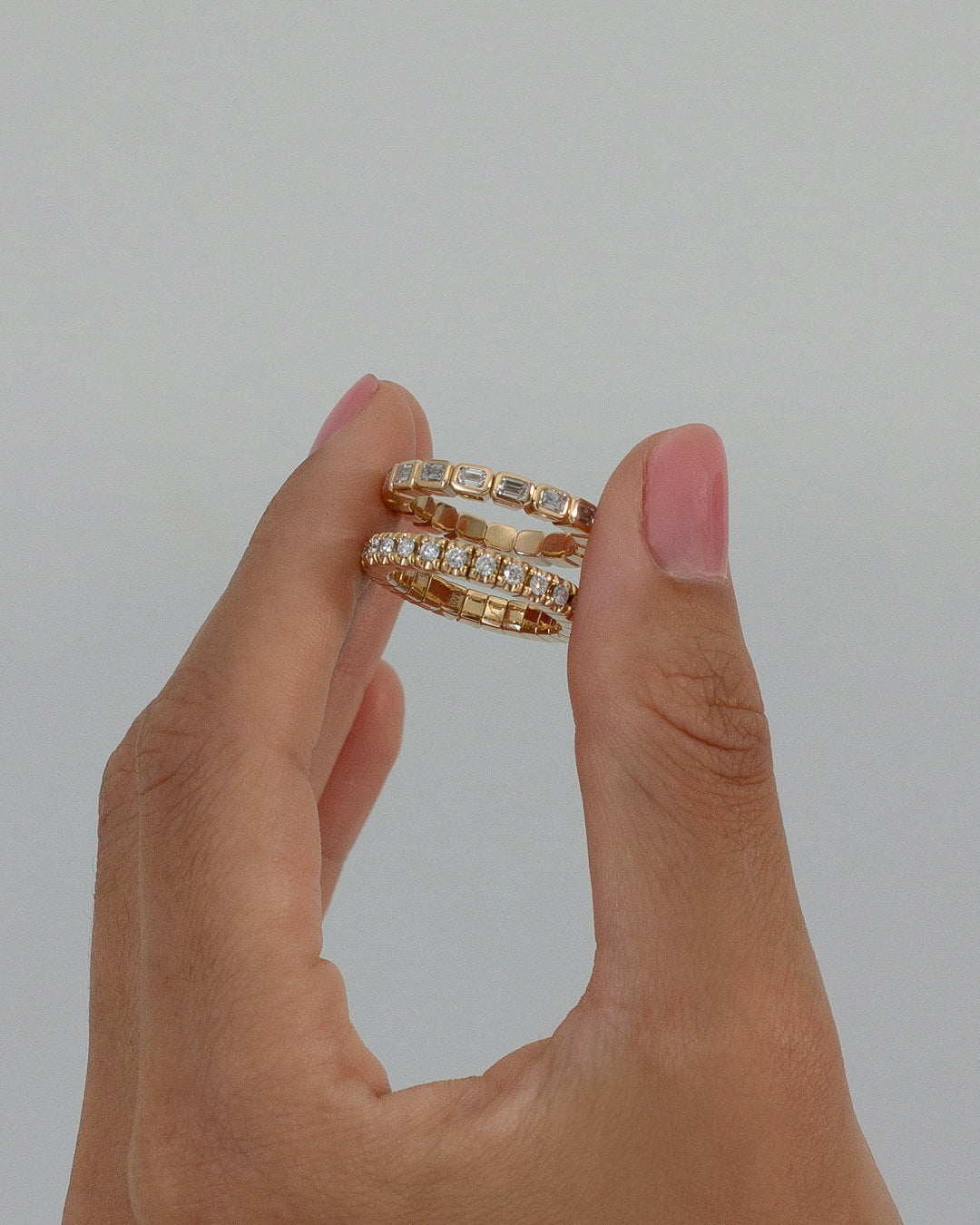 The 24/7 Flex Eternity Band- Emerald Cut