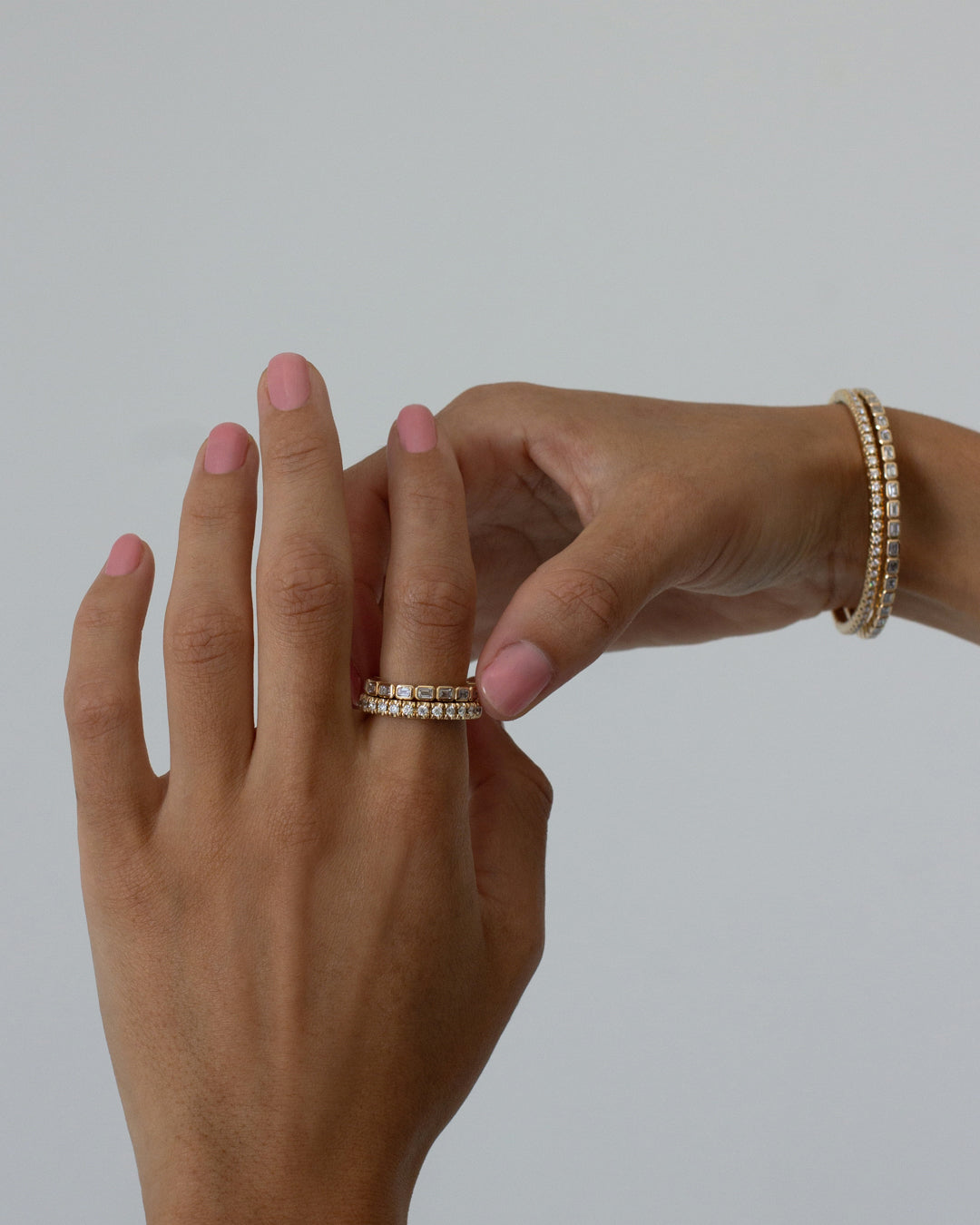 The 24/7 Flex Eternity Band- Emerald Cut