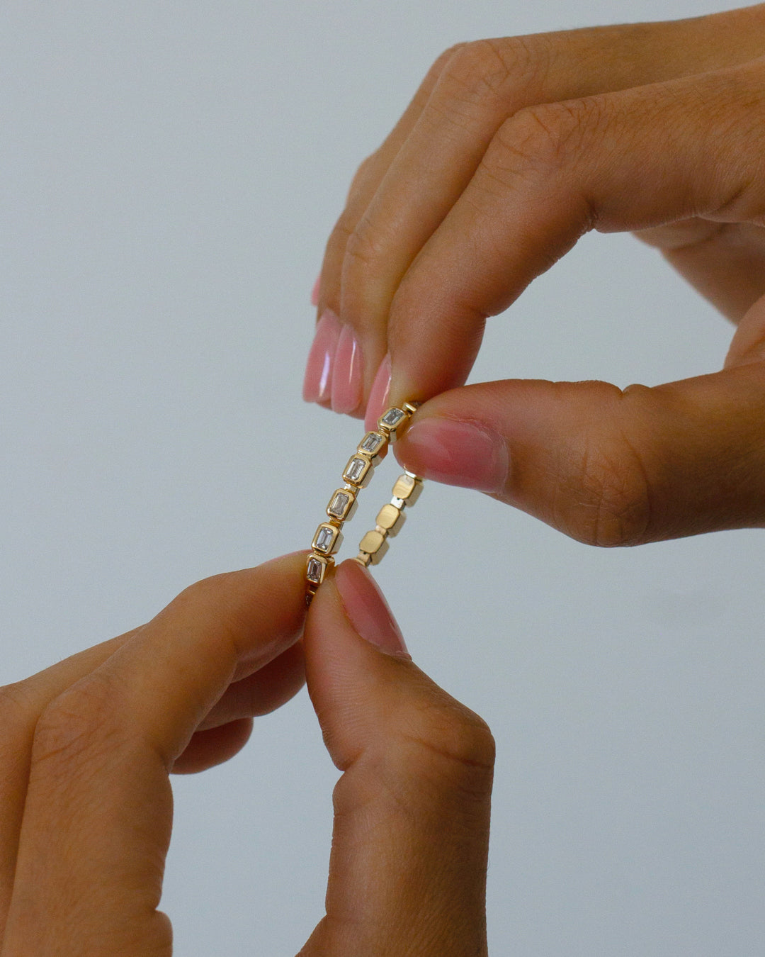 The 24/7 Flex Eternity Band- Emerald Cut