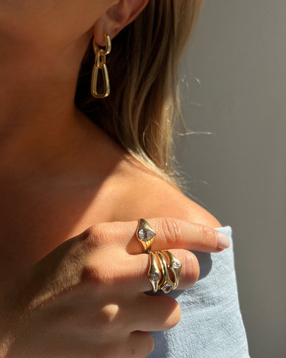 The Bijoux Bezel Ring Set