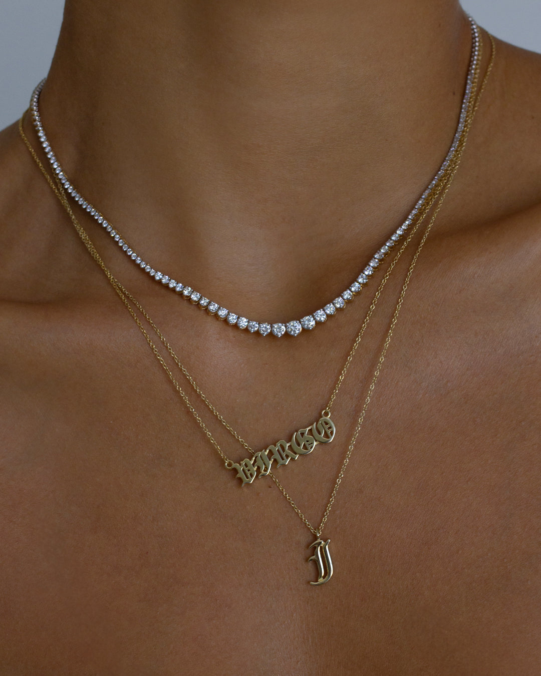 The Graduated Tennis Necklace